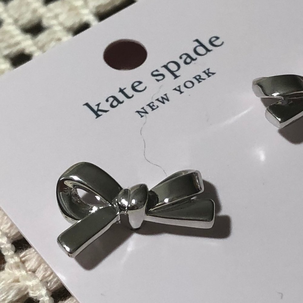 skinny mini bow studs by Kate Spade. - Picture 9 of 16